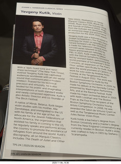 Downtown Chamber Series - Paul Livingstone, sitar - program