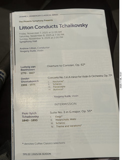 Symphony Hall - The Phoenix Symphony program