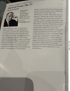 Phoenix Symphony program