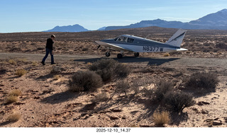 105 a2q. Utah - Road Junction  airstrip  - Tyler and N8377W