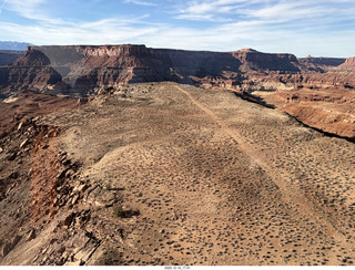 386 a2q. aerial - Utah backcountry - airstrip