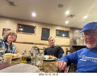 411 a2q. Utah - Moab - Italian dinner - Heather, Tyler, and Adam