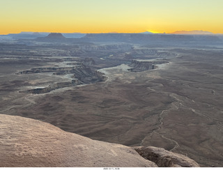 513 a2q. Utah - Canyonlands National Park - Green River Overlook  - sunset