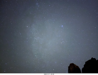 587 a2q. Utah - just outside Moab - night