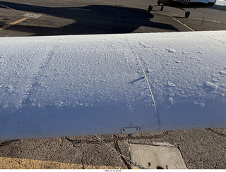 10 a2q. Utah - Canyonlands Field (CNY) - N8377W - frost on the wings