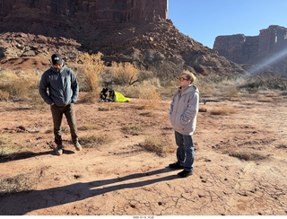 29 a2q. Utah - Mineral Canyon airstrip - yellow Husky NII8WY pilot and Tyler