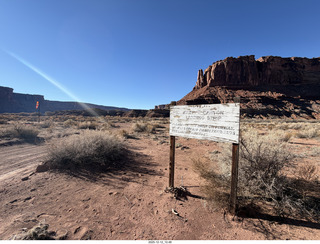 77 a2q. Utah - Mineral Canyon sign