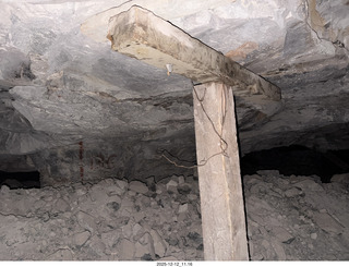 126 a2q. Utah - Mineral Canyon hike - inside the mine