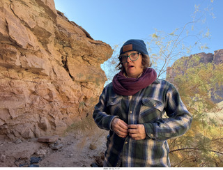 132 a2q. Utah - Mineral Canyon hike - Heather