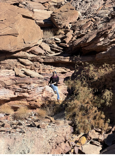 196 a2q. Utah -  Mineral Canyon hike - Heather
