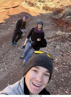 208 a2q. Utah -  Mineral Canyon hike - Adam, Heather, and Tyler