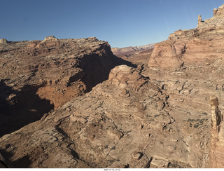 284 a2q. aerial - Utah - canyonlands - Hidden Splendor approach
