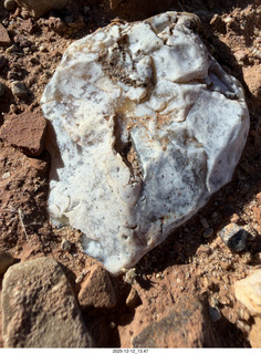 356 a2q. Utah - Hidden Splendor hike - rock close-up