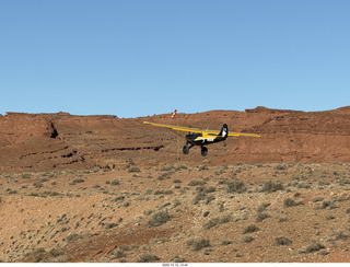 466 a2q. Utah - Hidden Splendor hike - yellow Husky