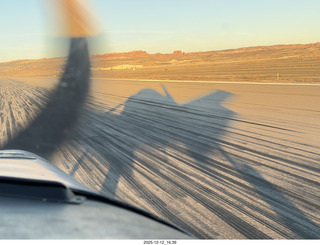 597 a2q. aerial - Utah - canyonlands - my shadow