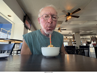 Adam birthday ice cream