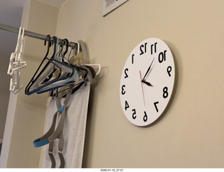 bathroom mirror clock