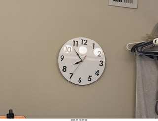bathroom mirror clock