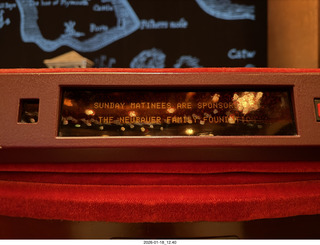 New York City - Manhattan - Lincoln Center - Metropolitan Opera - I Puritani sign