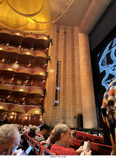 New York City - Manhattan - Lincoln Center - Metropolitan Opera - I Puritani - raising the chandeliers