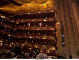 New York City - Manhattan - Lincoln Center - Metropolitan Opera - I Puritani - raising the chandeliers