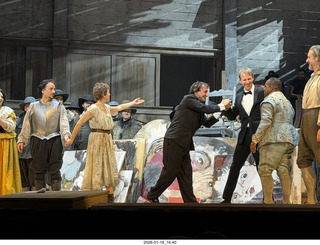 New York City - Manhattan - Lincoln Center - Metropolitan Opera - I Puritani - raising the chandeliers