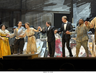 New York City - Manhattan - Lincoln Center - Metropolitan Opera - I Puritani - raising the chandeliers