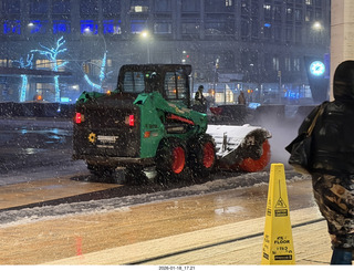 New York City - Manhattan - Lincoln Center  - snow plow