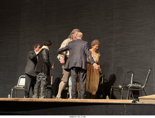 New York City - Manhattan - Lincoln Center  - Metropolitan Opera - I Puritani - after the show discussion