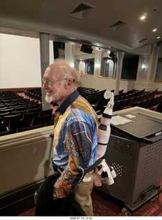 Adam with cat Pickle on my back