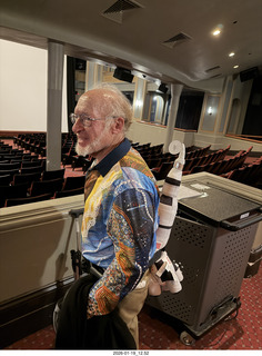 New York City - Manhattan - American Museum of Natural History  - Adam with rocket for godson Anthony