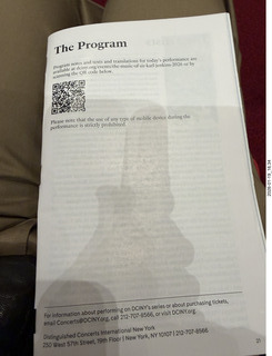 21 a2r. New York City - Manhattan - Carnegie Hall - Sir Karl Jenkins program