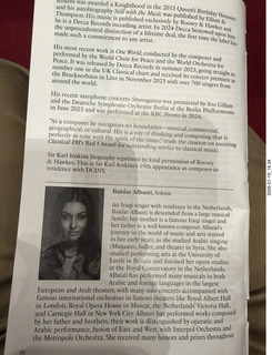 24 a2r. New York City - Manhattan - Carnegie Hall - Sir Karl Jenkins program