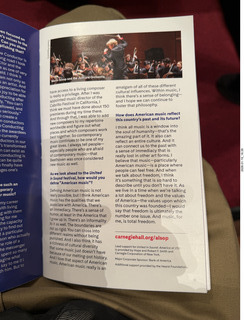 31 a2r. New York City - Manhattan - Carnegie Hall - Sir Karl Jenkins program