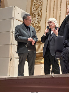 73 a2r. New York City - Manhattan - Carnegie Hall - Sir Karl Jenkins himself