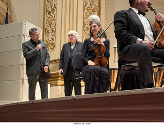 83 a2r. New York City - Manhattan - Carnegie Hall - Sir Karl Jenkins himself