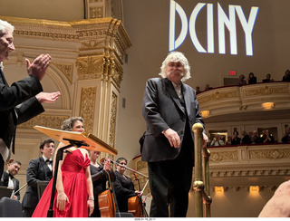 113 a2r. New York City - Manhattan - Carnegie Hall  - Sir Karl Jenkins himself