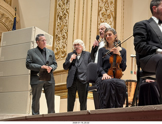 140 a2r. New York City - Manhattan - Carnegie Hall - Sir Karl Jenkins himself