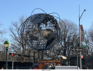 152 a2r. New York City - Manhattan - to Carnegie Hall  - earth-sphere sculpture
