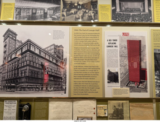 172 a2r. New York City - Manhattan - Carnegie Hall tour - museum