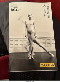 New York City - New York Ballet program