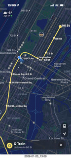 New York City - Manhattan - travel map