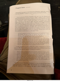 New York City - New York Ballet program