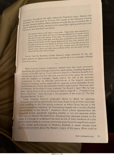 New York City - New York Ballet program