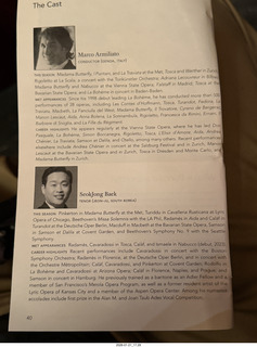 New York City - New York Ballet program