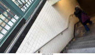 New York City - Manhattan - subway stairs