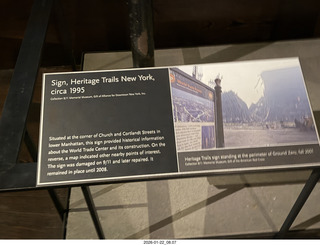 New York City - Manhattan - World Trade Center Museum