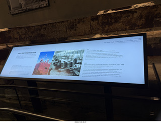 New York City - Manhattan - World Trade Center Museum sign