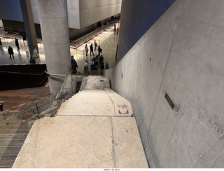 New York City - Manhattan - World Trade Center Museum stairs