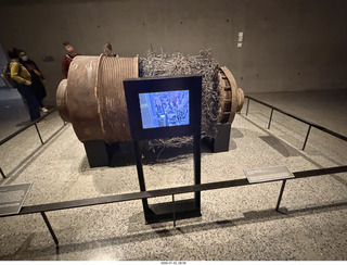 New York City - Manhattan - World Trade Center Museum elevator motor